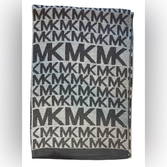 Michael Kors Black & Gray Scarf - Picture 5 of 7